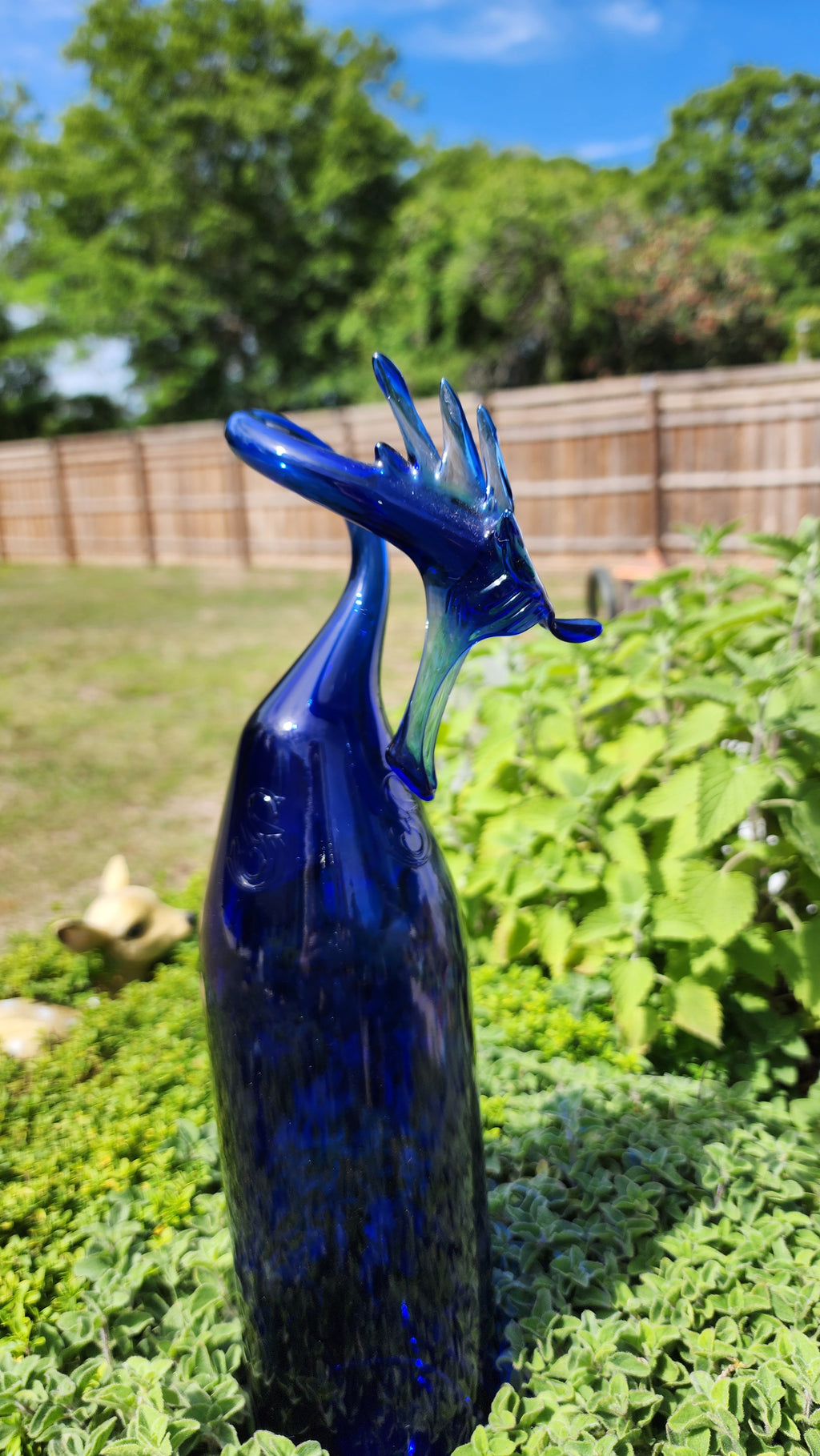 Beautiful BLUE Dragon Sculpture