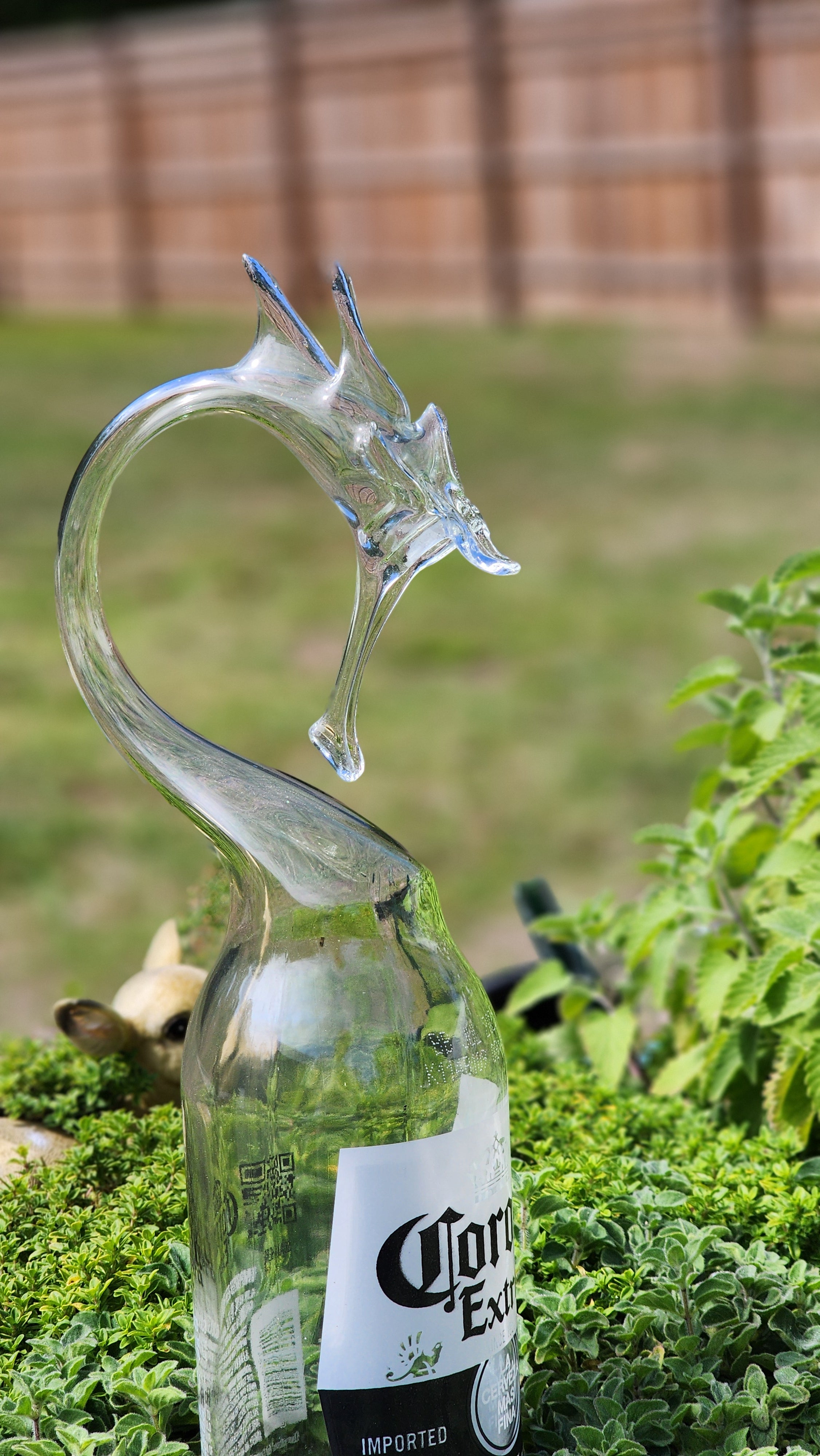 Corona Dragon Beer Bottle Sculpture