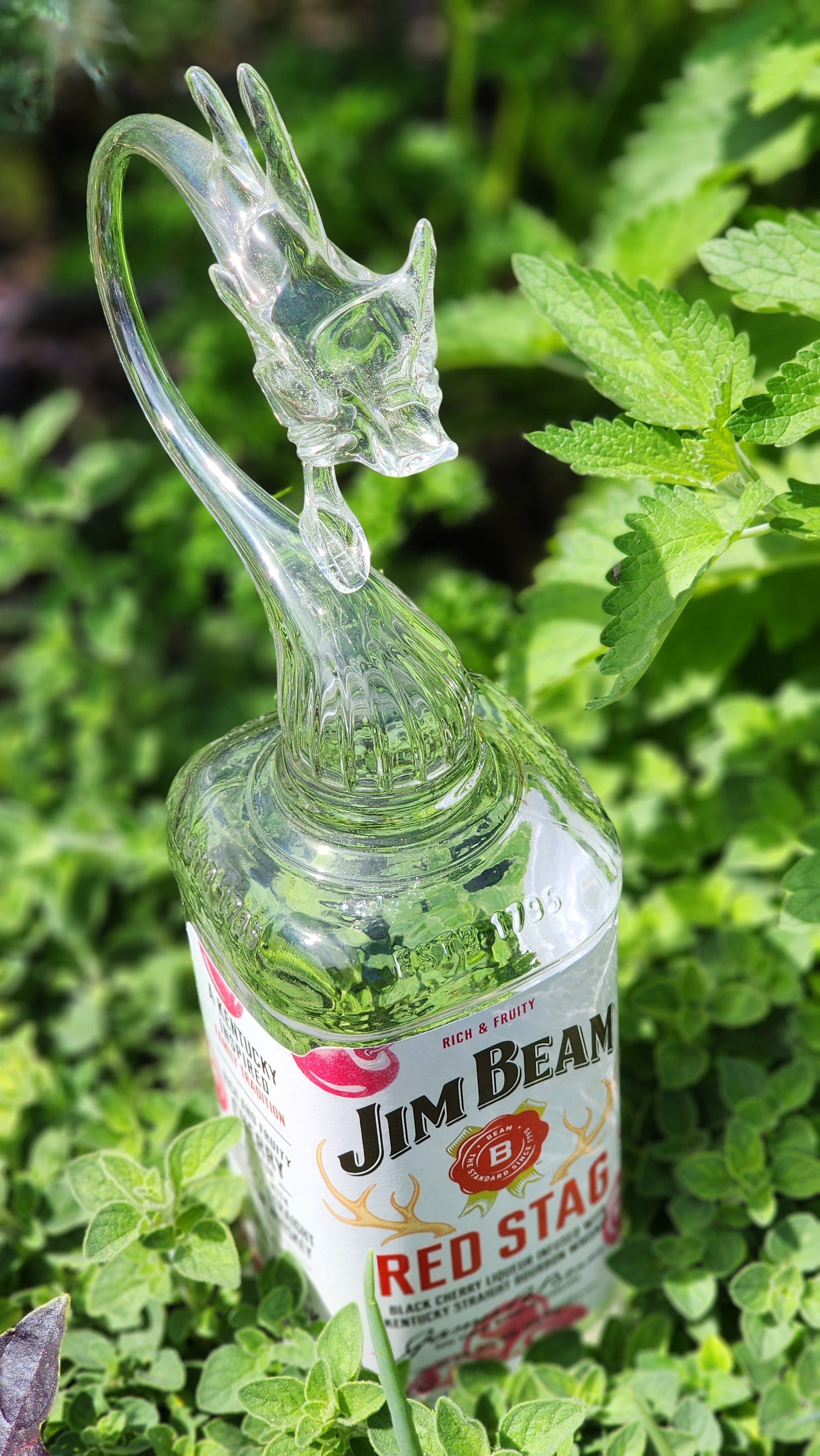 Jim Beam Red Stag Sculpted Dragon