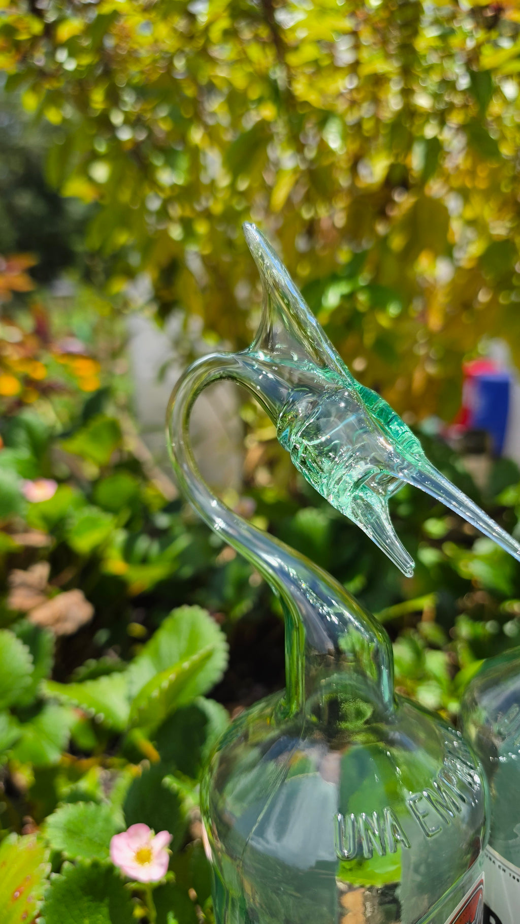Bacardi Rum Marlin Bottle Sculpture – Handcrafted Tropical Bar Art