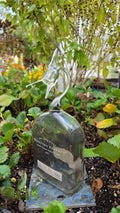 Woodford Reserve Bourbon Marlin Bottle Sculpture – Handcrafted Glass Art | Essenar
