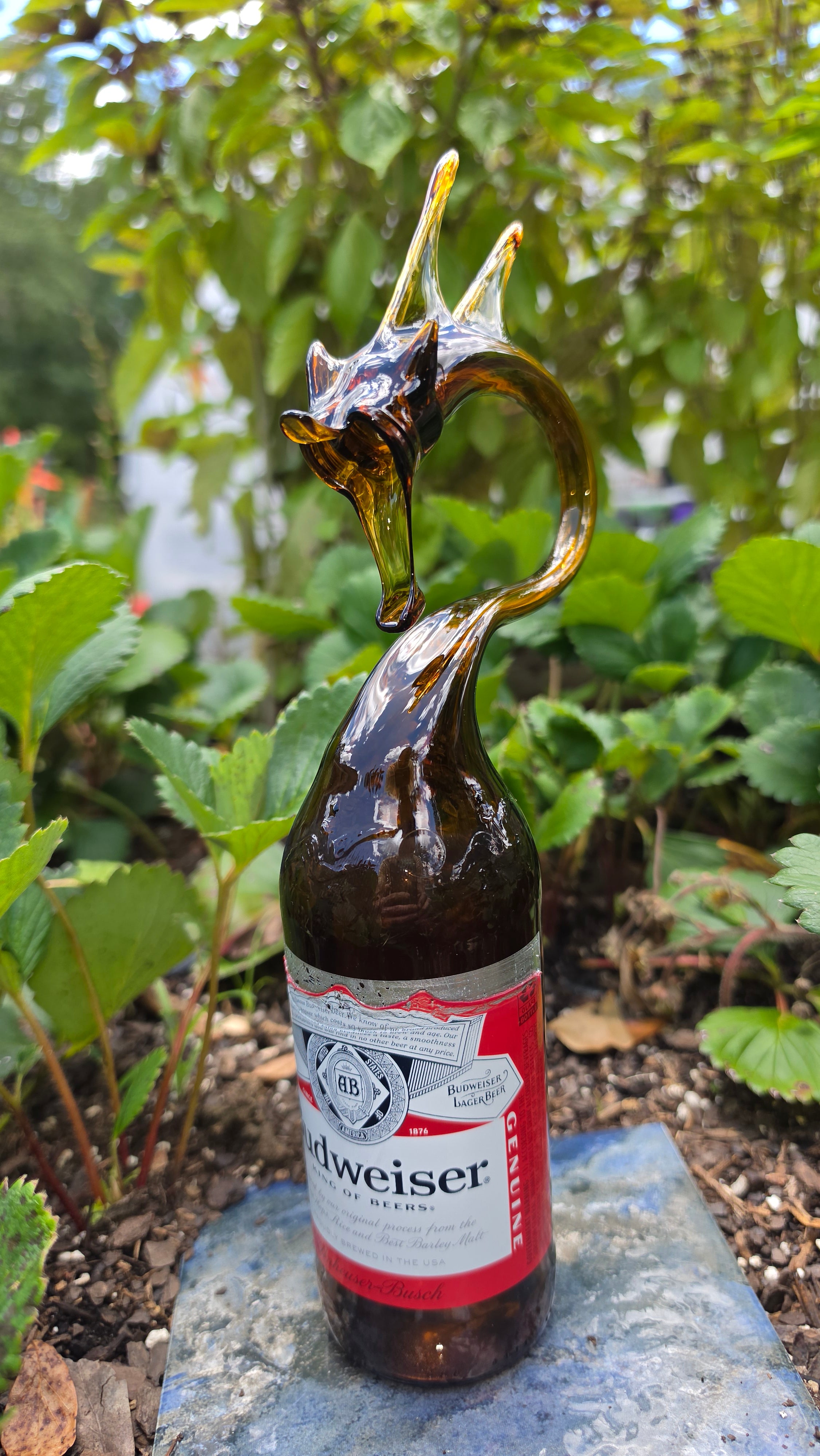 🐉BUDWEISER Glass Bottle DRAGON🐉