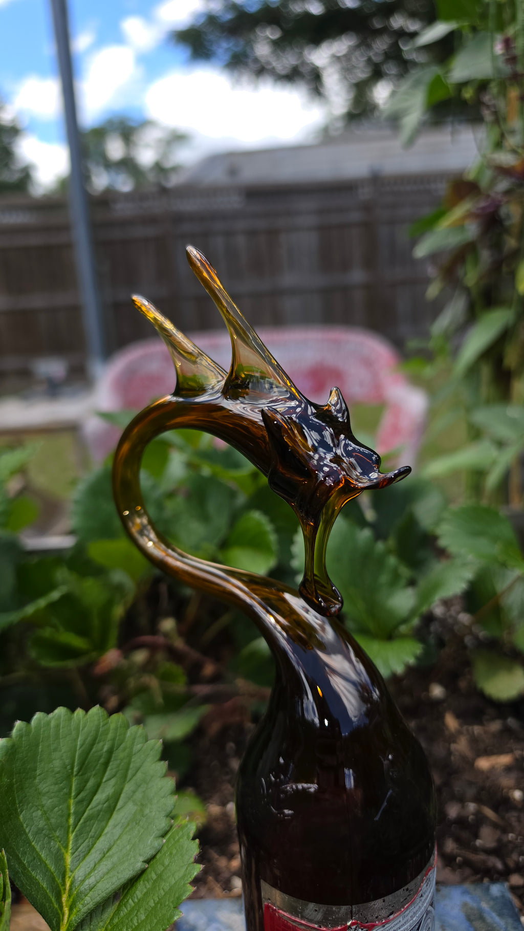 🐉BUDWEISER Glass Bottle DRAGON🐉