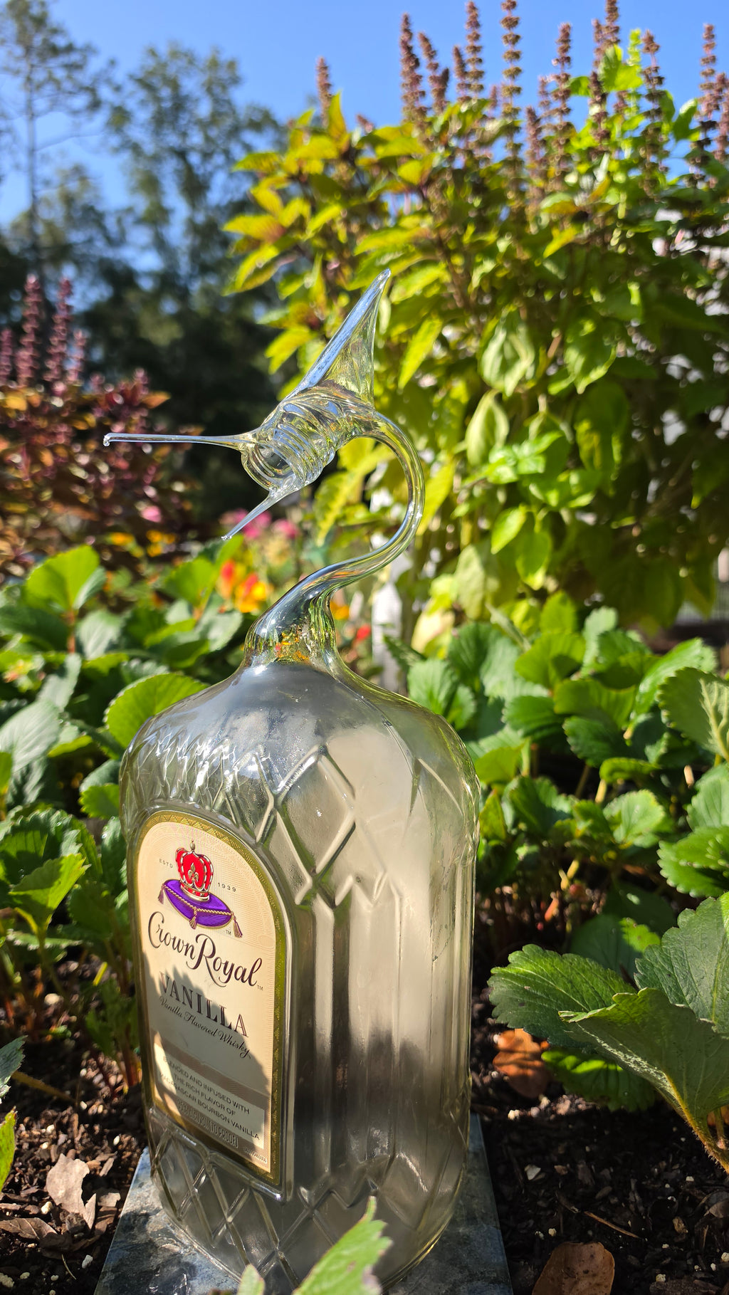 Crown Royal Sculpture – Handcrafted Premium Whiskey Bar Art
