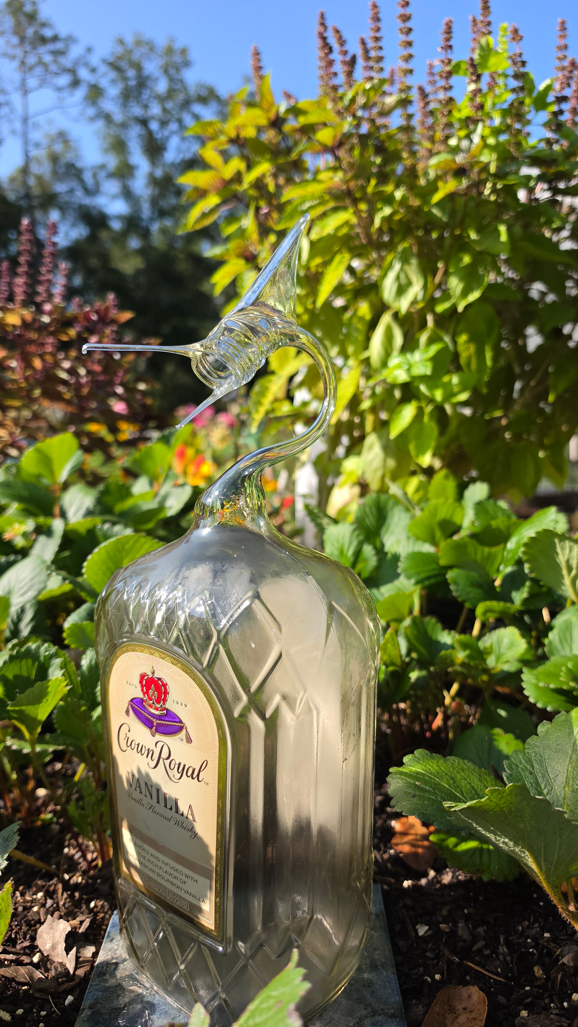 Crown Royal Sculpture – Handcrafted Premium Whiskey Bar Art