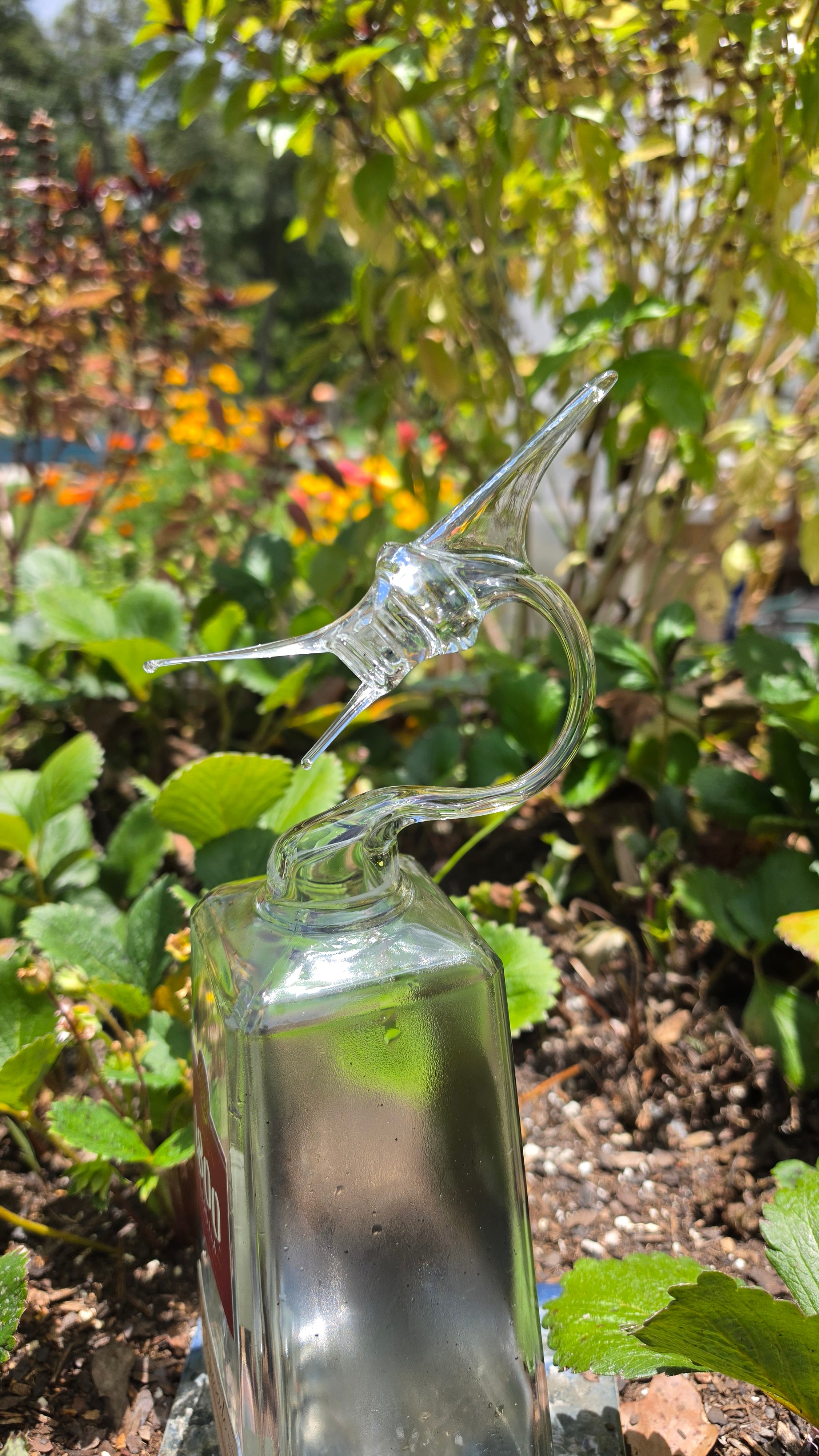 1800 Tequila Marlin Bottle Sculpture – Handcrafted Glass Art | Essenar